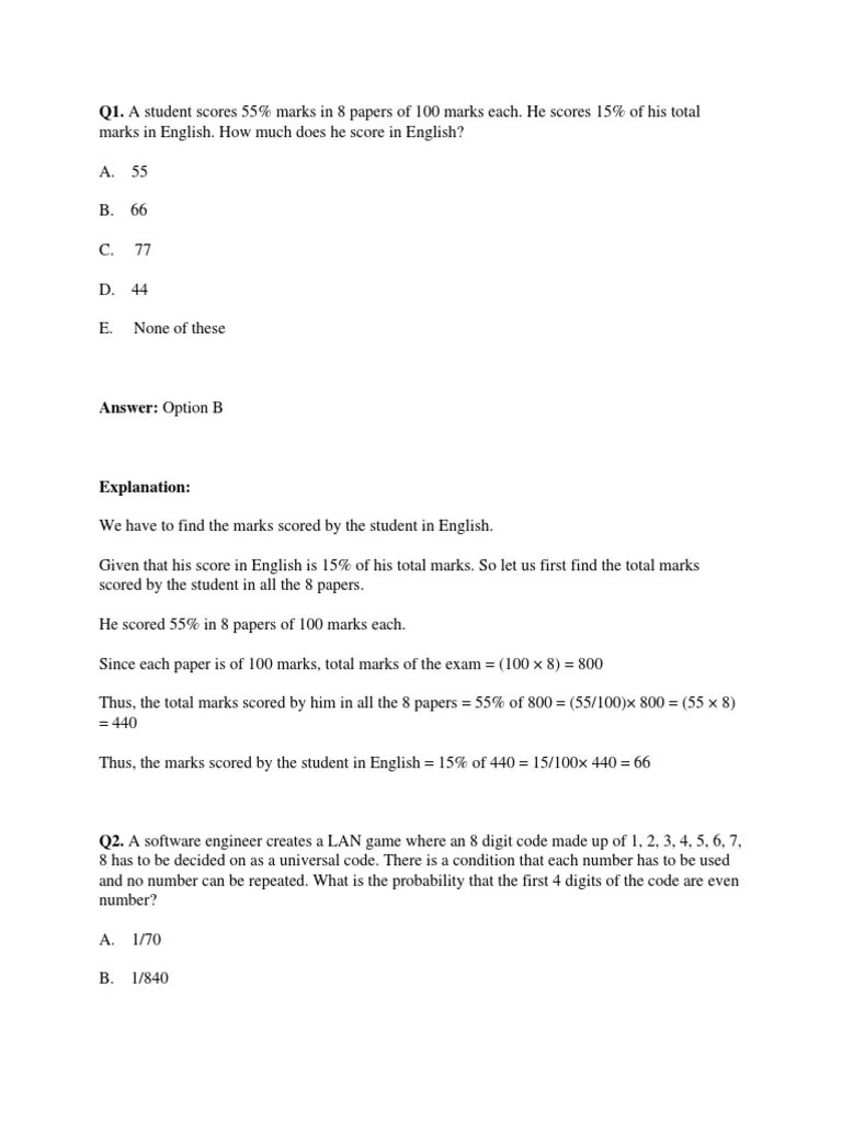 Wipro NLTH Aptitude Questions and Answers PDF Interest Compound