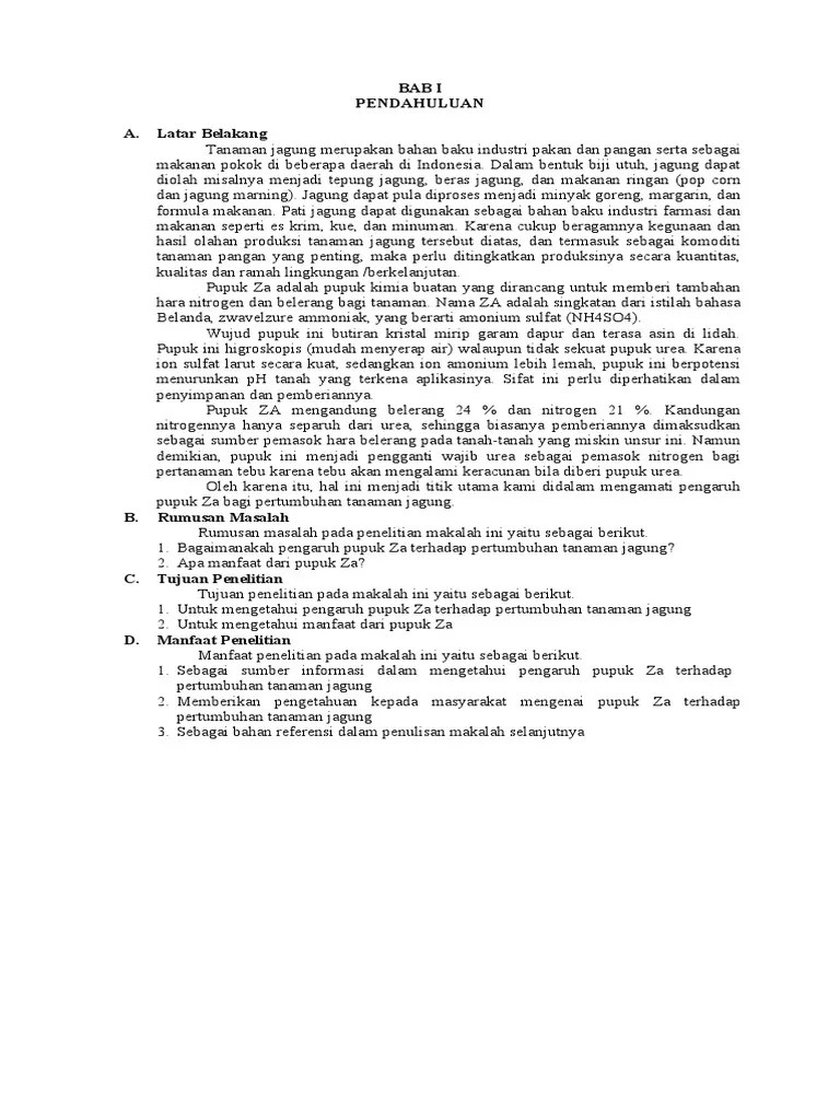 Makalah Budidaya Tanaman Jagung PDF