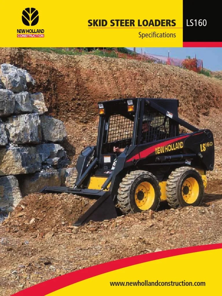 NEW HOLLAND LS160 - Specifications | PDF | Horsepower | Vehicles