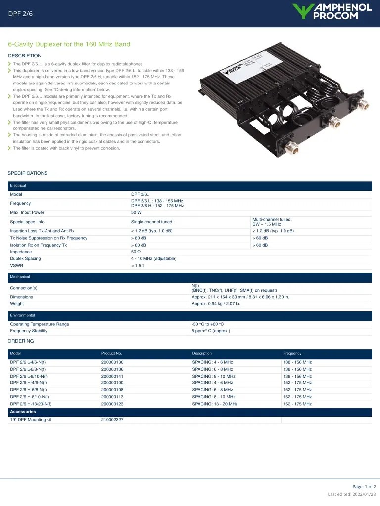 DPF 2 6.en GB PDF Decibel Electronic Filter