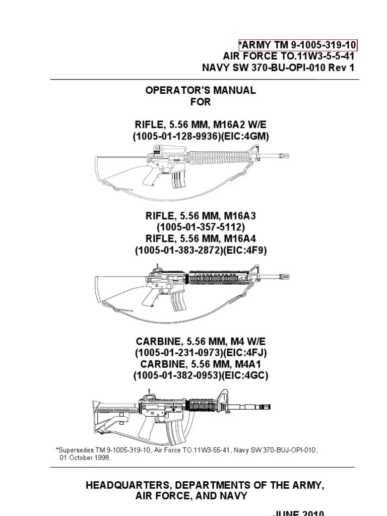 M16A4 M4 Manual Cartridge (Firearms) Magazine (Firearms)