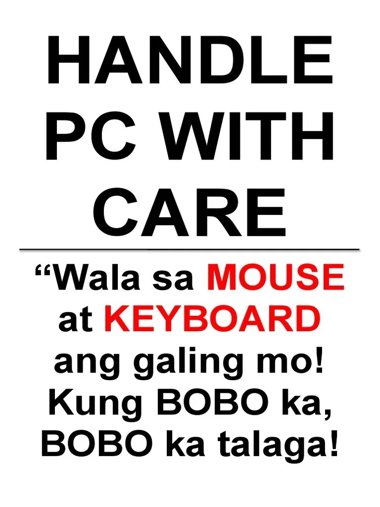Handle PC With Care PDF