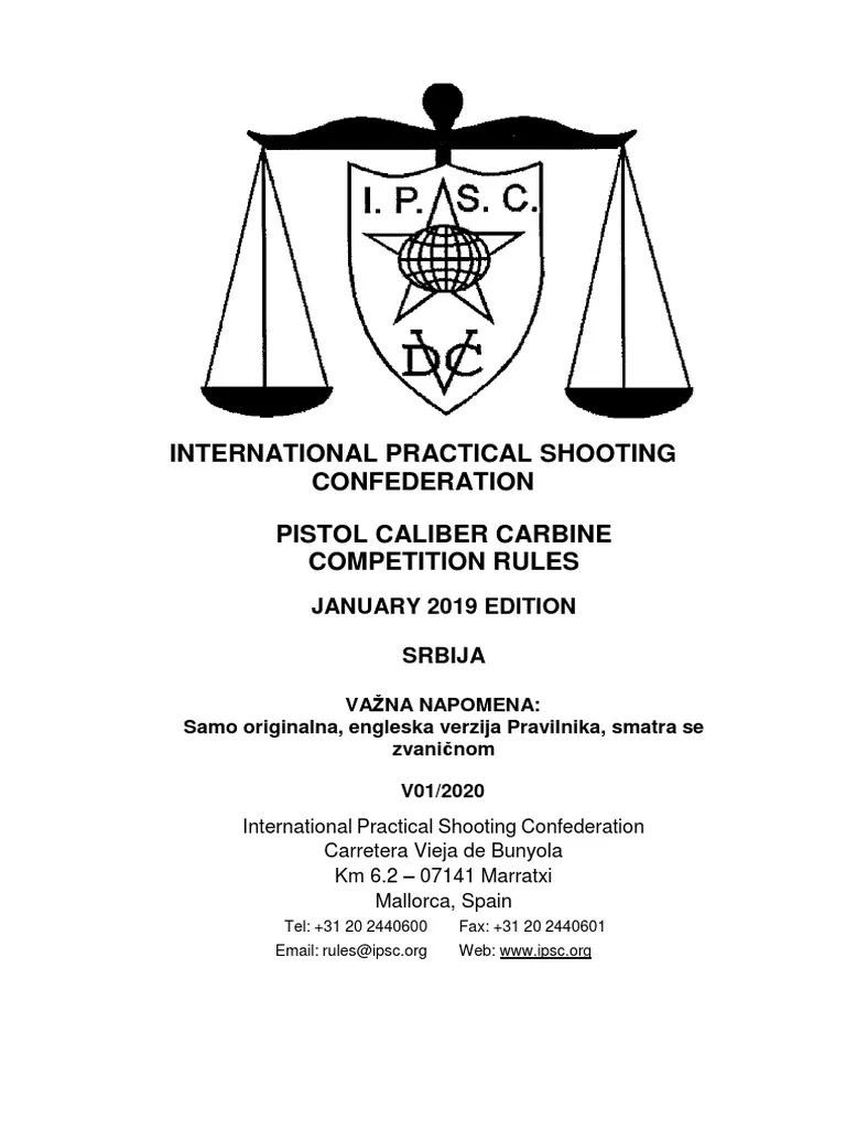 IPSC PCC Rules 2019 SERBIAN PDF