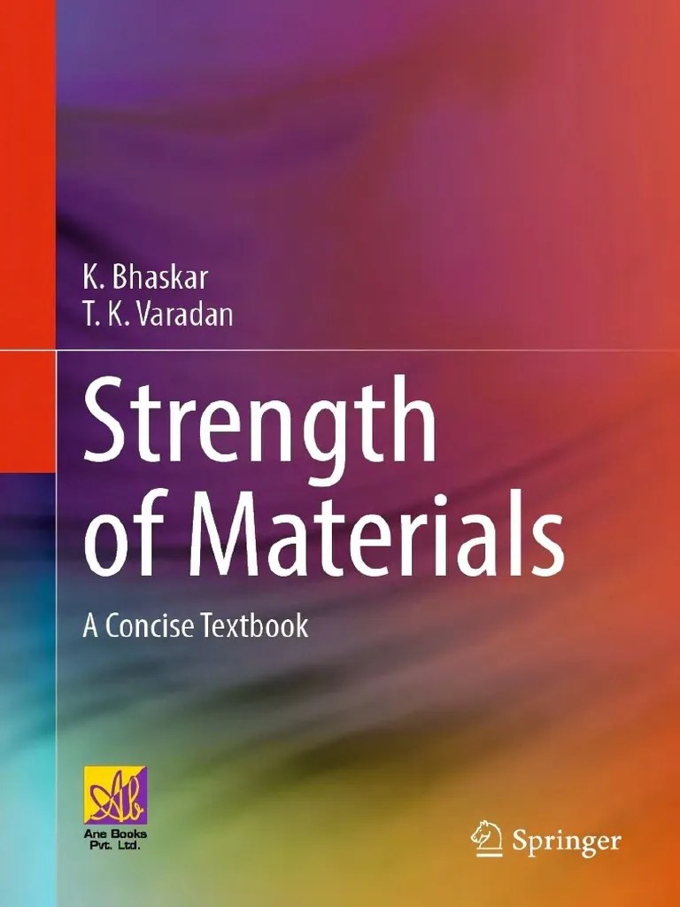 Strength of Materials A Concise Textbook (2022) PDF Bending