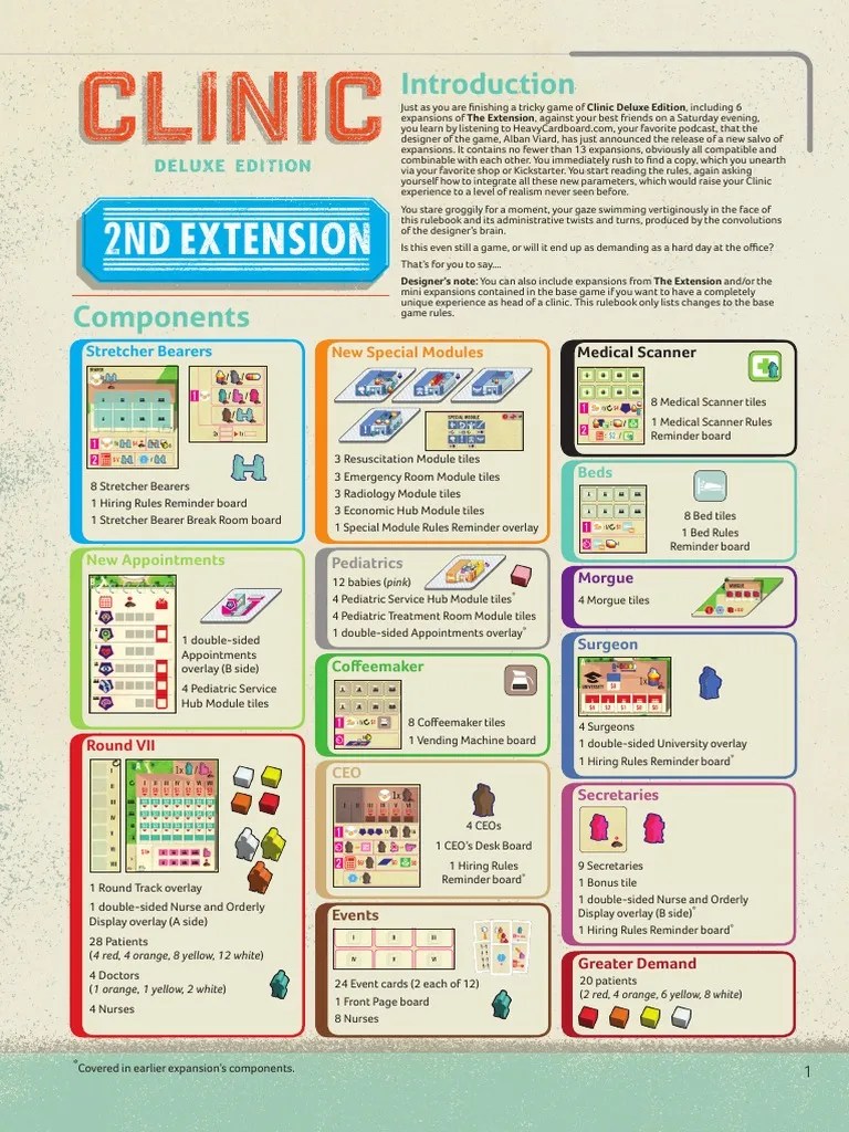 Clinic Rules Extension 2 PDF Nursing Pediatrics