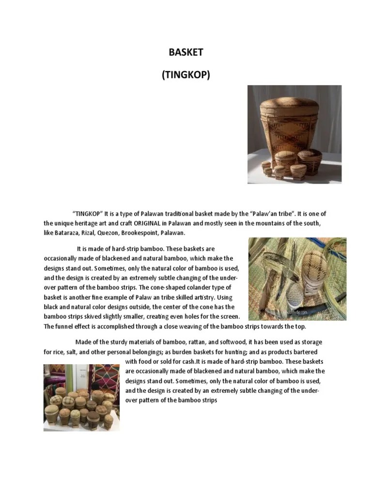 Basket (Tingkop) PDF