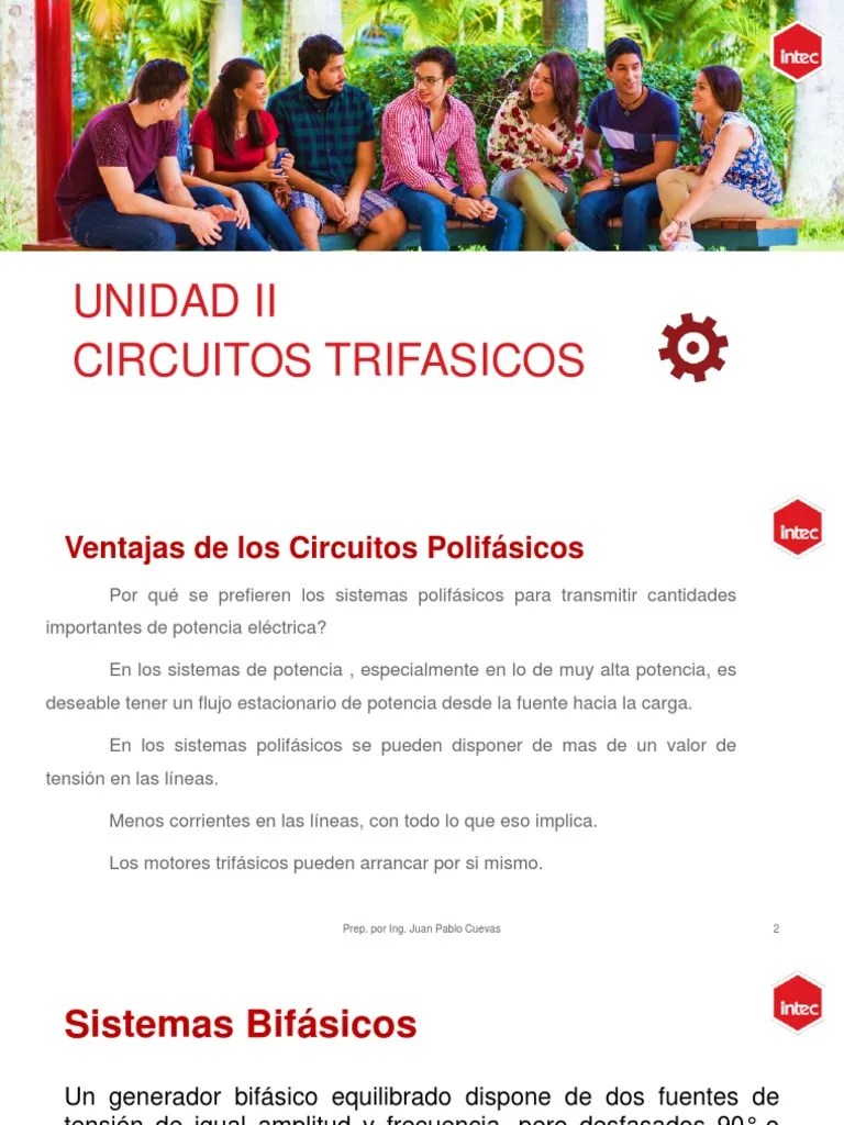 Circuitos Ii - Circuitos Trifasico-Ppt 2 | PDF | Generador eléctrico