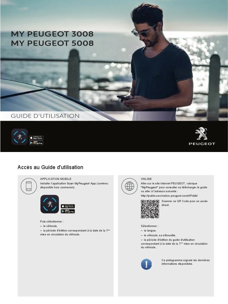 My Peugeot 3008 My Peugeot 5008 Guide D'Utilisation PDF Véhicule