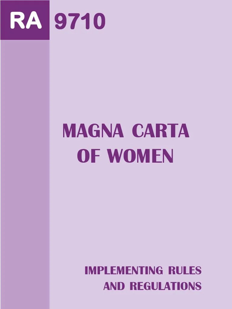 Ra 9710 Magna Carta For Women With Implementing Rules (Irr) PDF