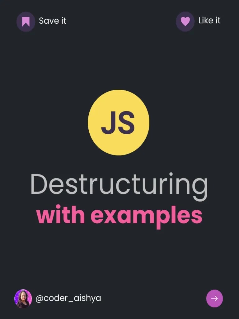 Js Destructuring Examples PDF