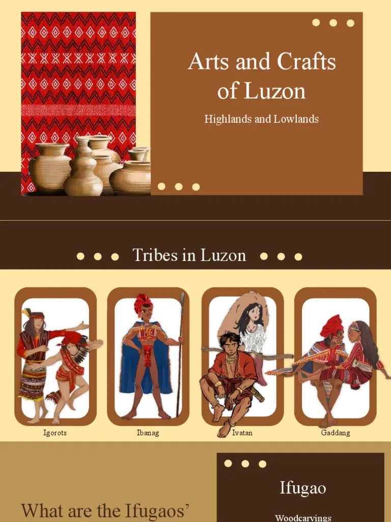 Arts and Crafts of Luzon PDF Weaving Textiles