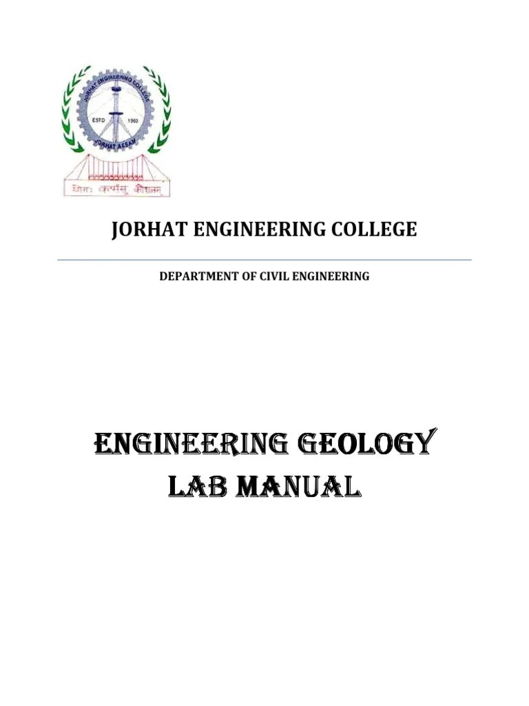 Geology LaboratoryManual PDF