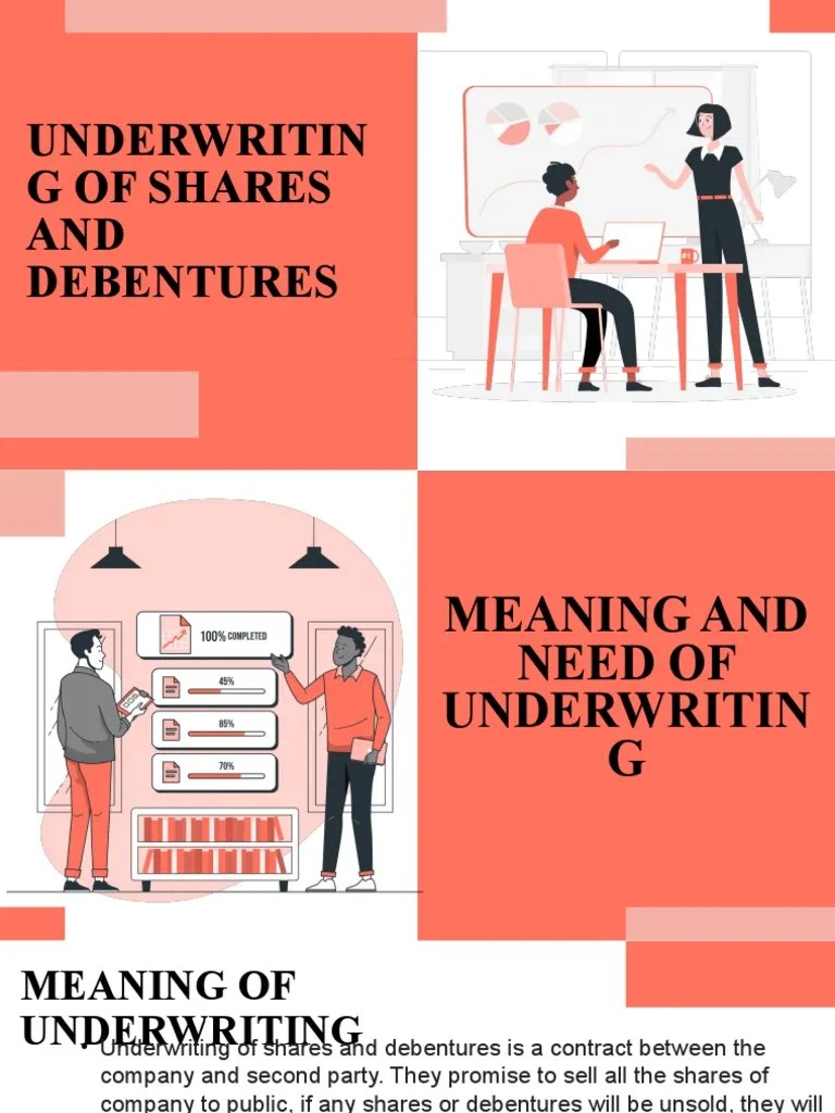 Underwriting of Shares and Debentures. PDF Underwriting Insurance