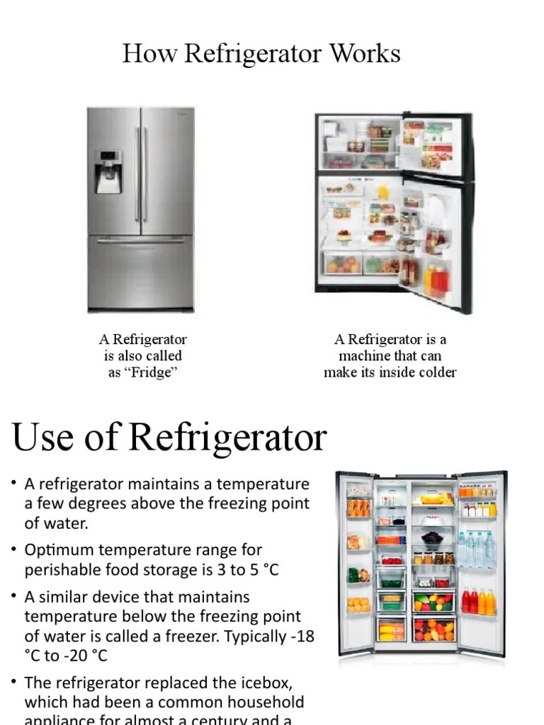 How Refrigerators Work PDF