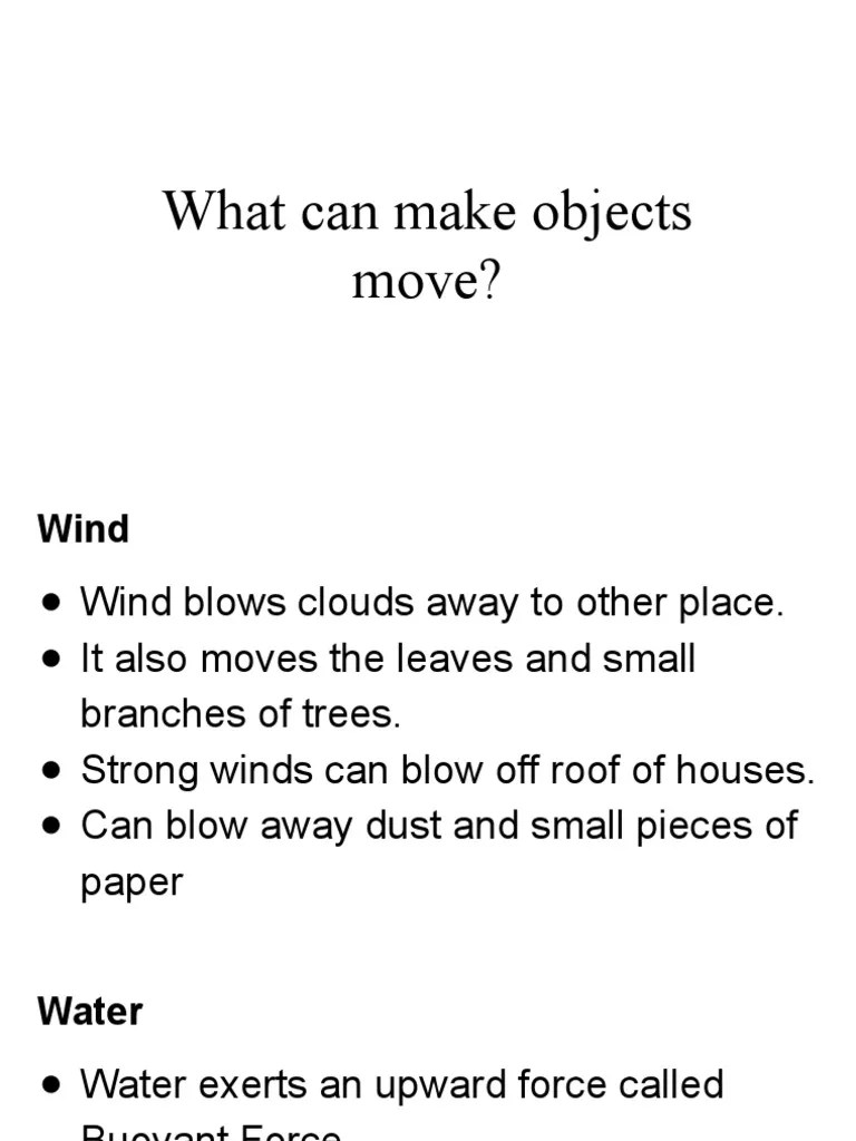 What Can Make Objects Move PDF