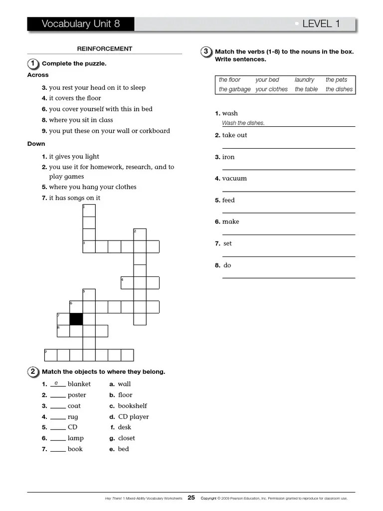 Unit 8 Vocabulary PDF Linguistics