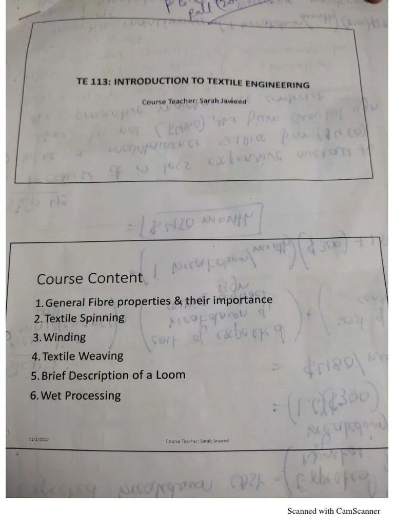 Introduction To Textile Engineering PDF