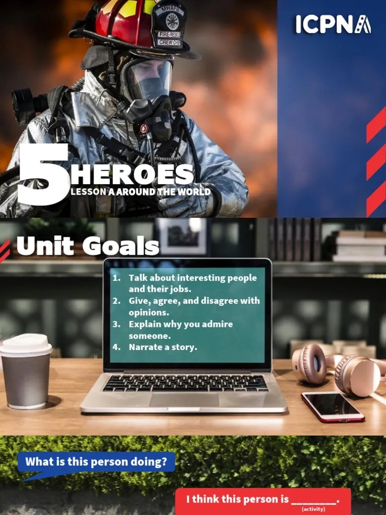 Unit 05 Heroes Lesson A PDF PDF Verb Adjective