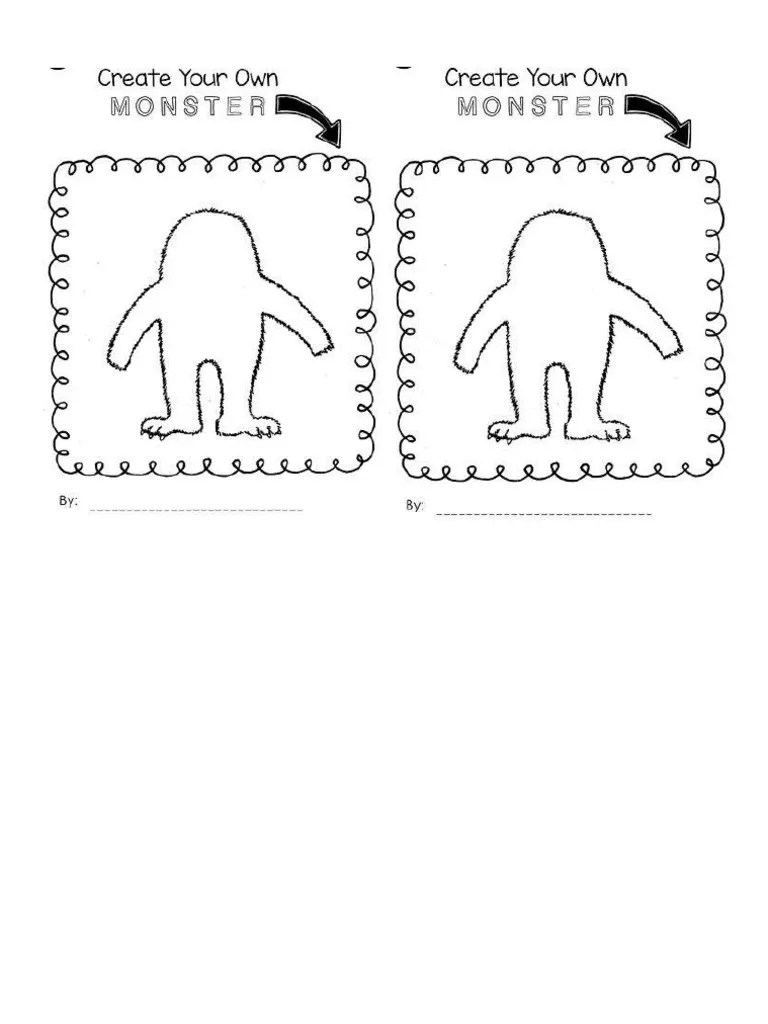 Create Your Own Monster PDF