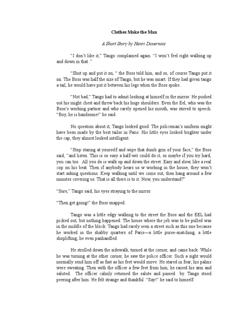 Clothes Make The Man PDF