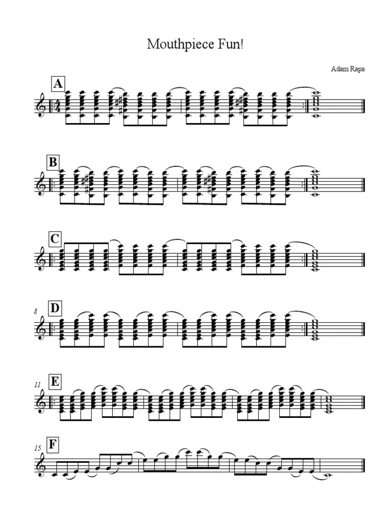 Mouthpiece Fun PDF