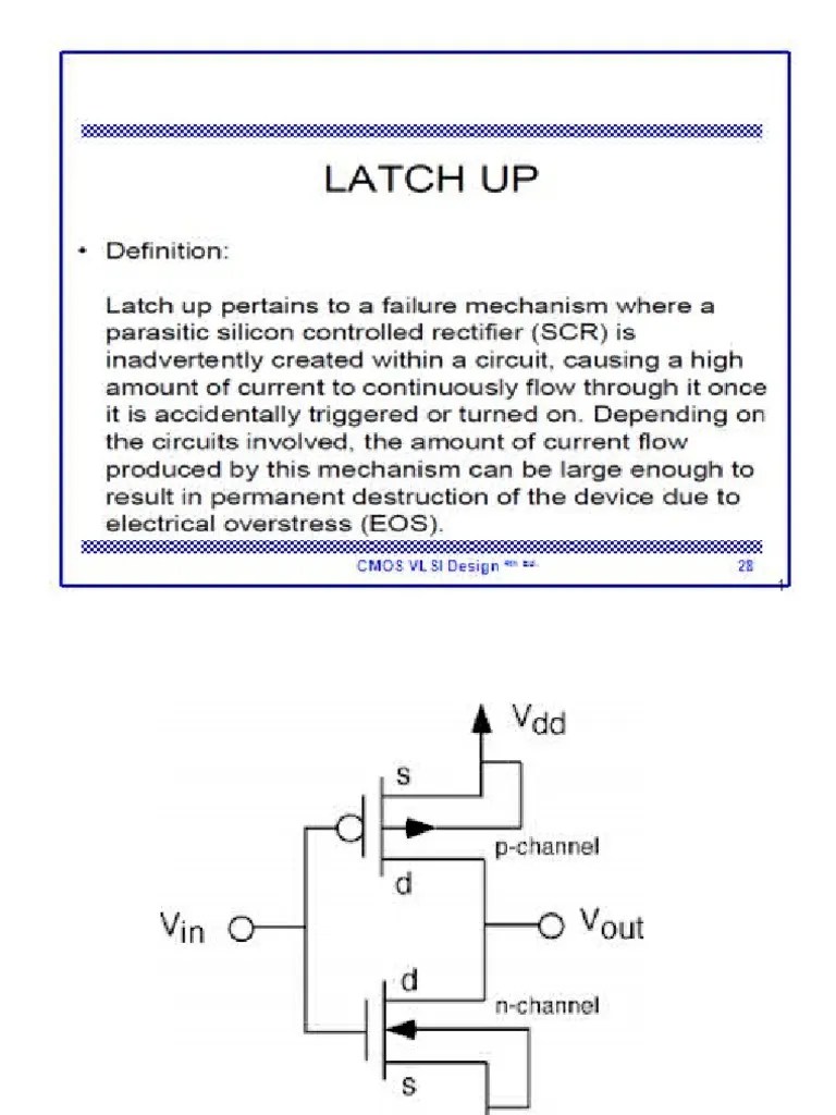 LATCH UP CMOS Inverter PDF Bipolar Junction Transistor Cmos
