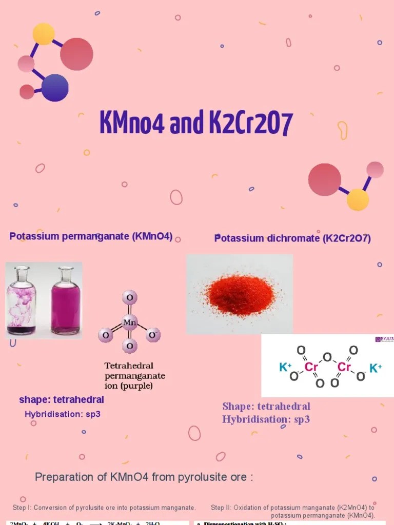 Kmno4 and K2cr2o7 PDF