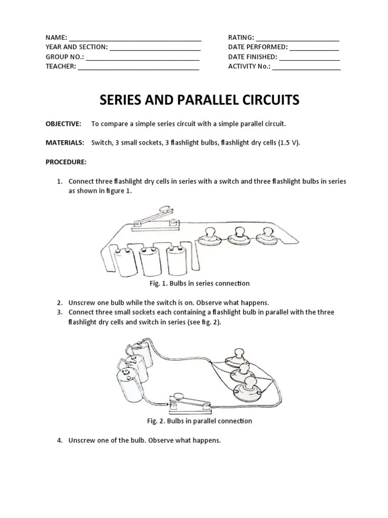 Series and parallel circuit (1) | PDF | Series And Parallel Circuits