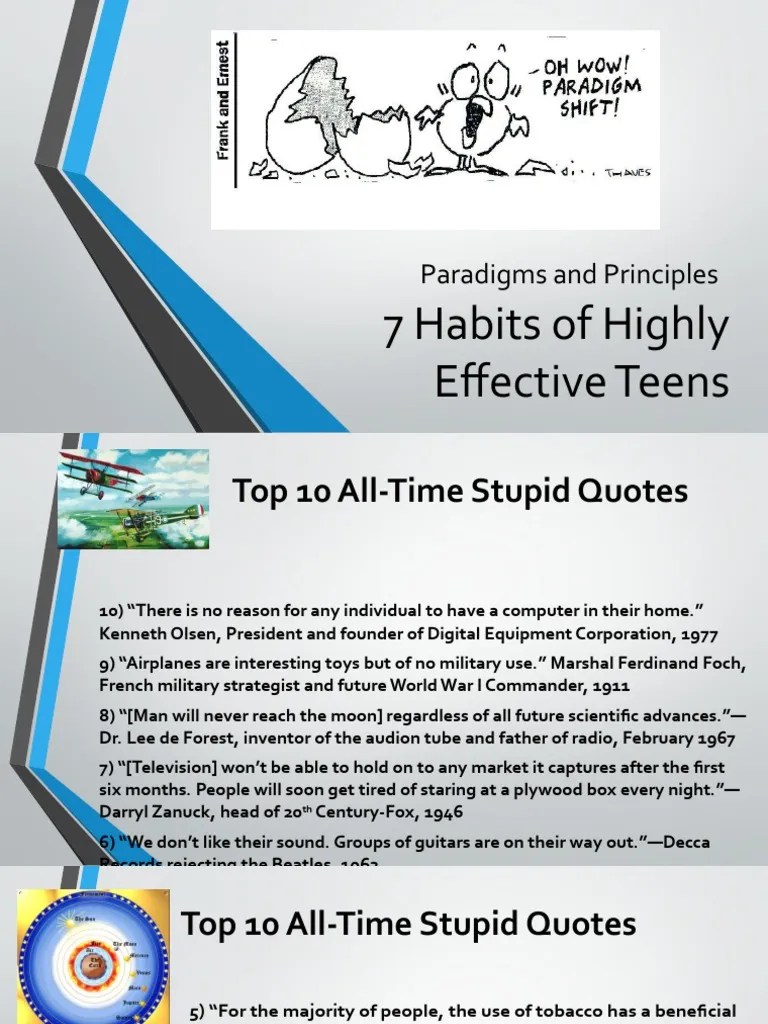 7 Habits Paradigms and Principles 1v2ts00 Download Free PDF Paradigm