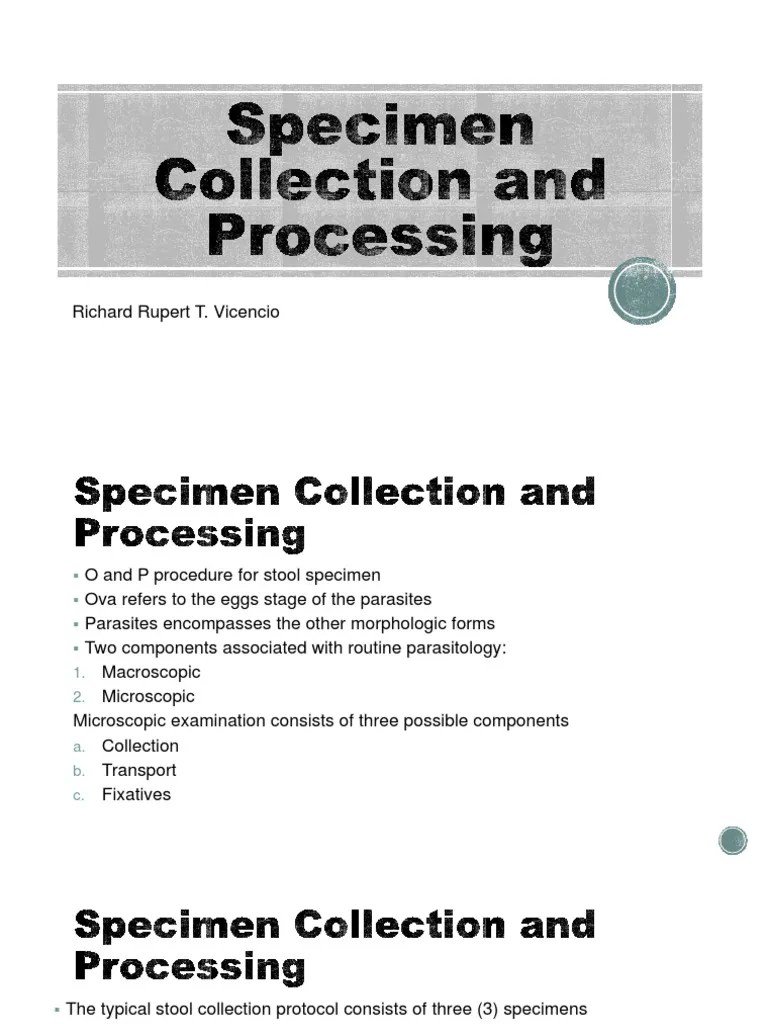 2SpecimenCollectionandProcessing.pdf PDF Staining Fixation