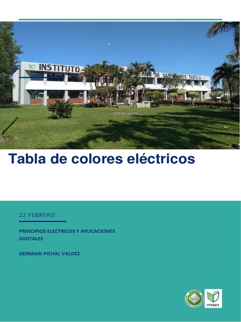 Tabla de Colores Eléctricos | PDF | Condensador | voltaje