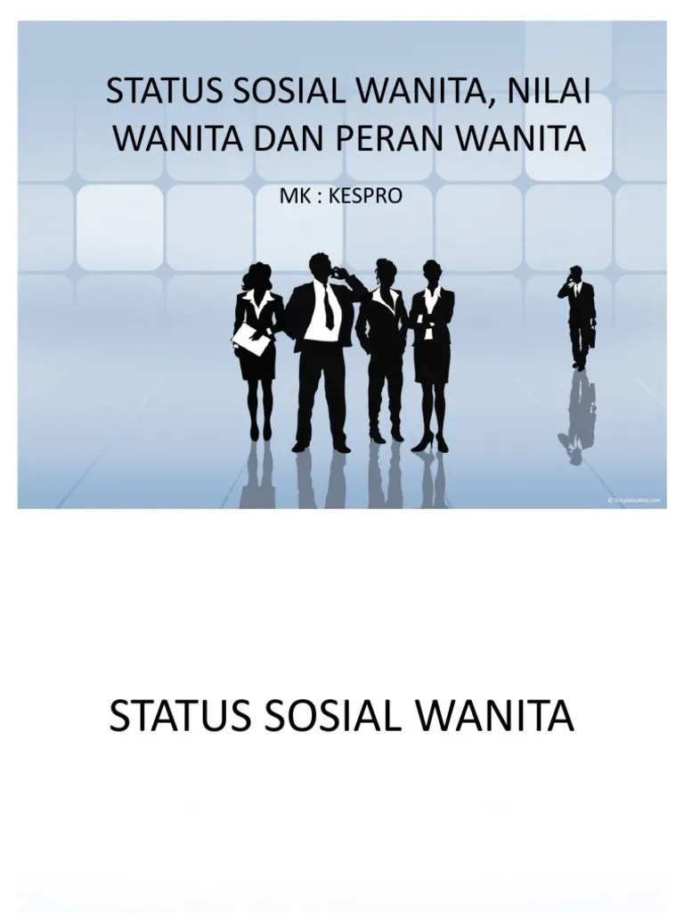 Status Sosial Wanita