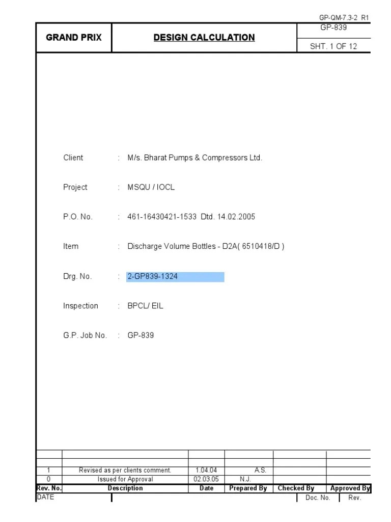 Nozzle Load & Saddle Calculation Download Free PDF Mechanical