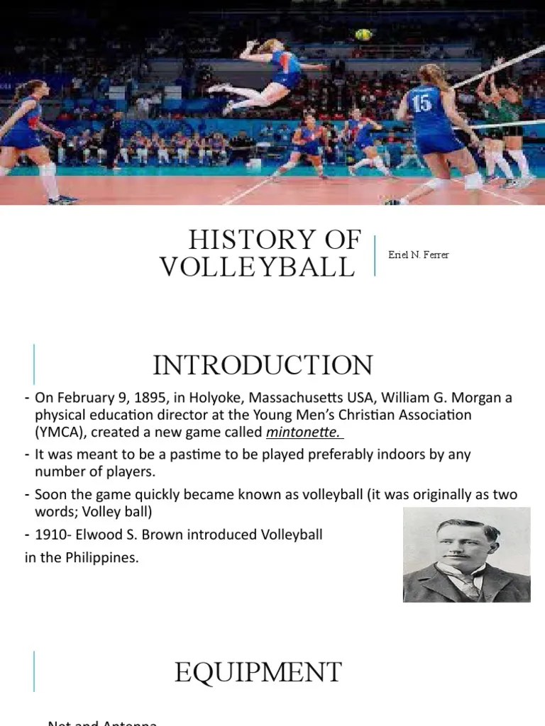 History of Volleyball PDF Volleyball Sports