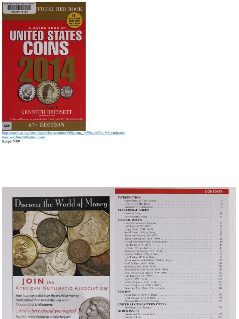 Official Red Book Coins 2014 PDF PDF