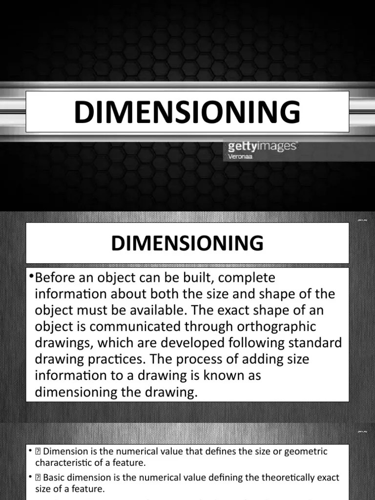 Dimensioning PDF Drawing Shape