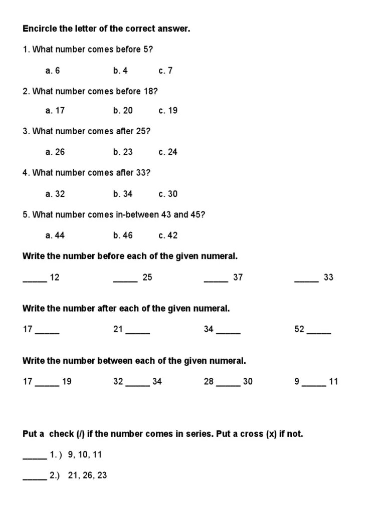kinder math PDF