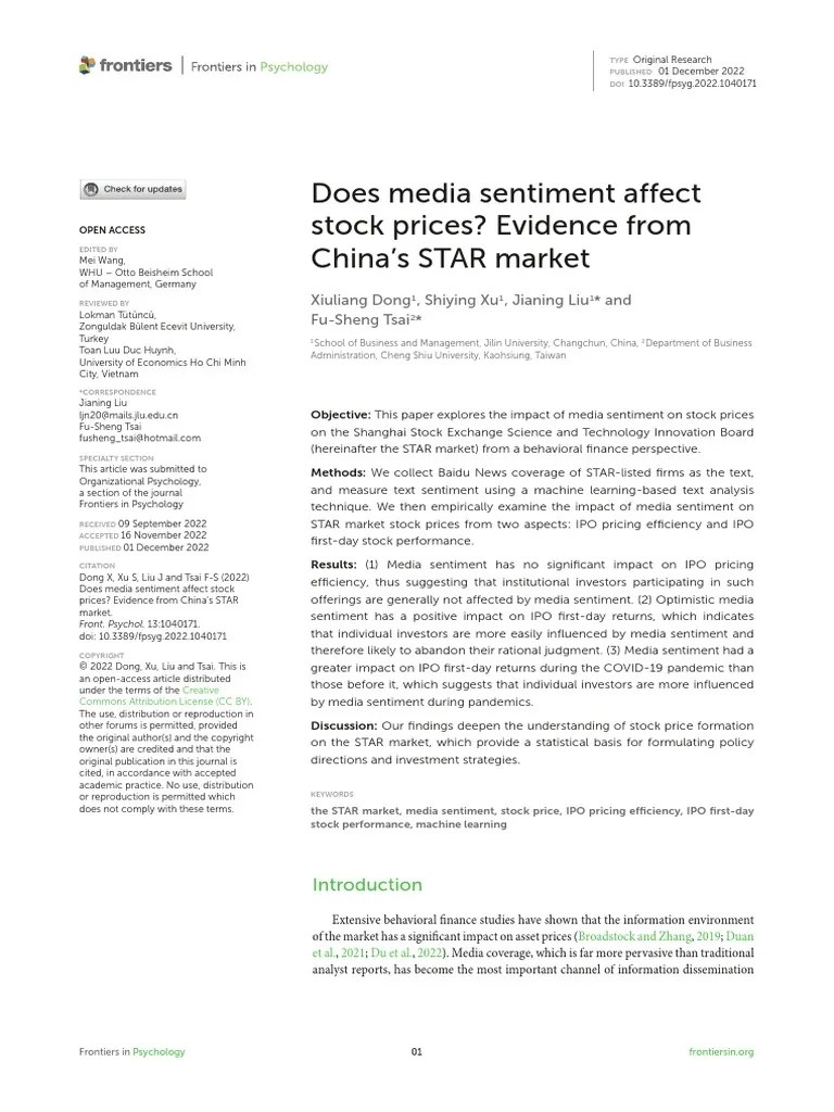 Does_media_sentiment_affect_stock_prices_Evidence_ PDF Initial