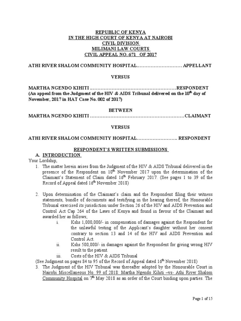 SUBMISSIONS PDF Judgment (Law) Burden Of Proof (Law)