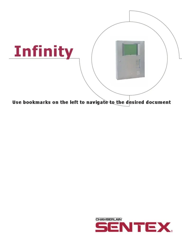 Sentex Infinity Manual PDF