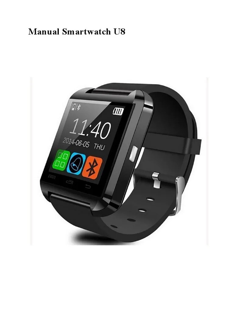 Manual Smartwatch U8 | PDF | Mobile App | Computer Engineering