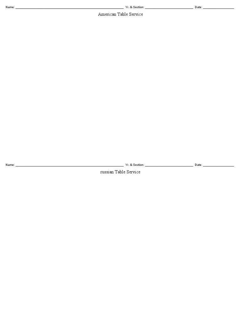 American Table Service PDF