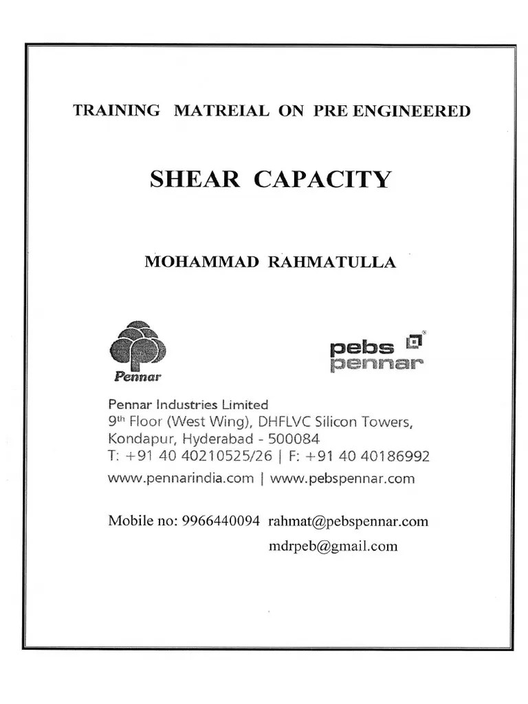 Shear Capacity . PDF