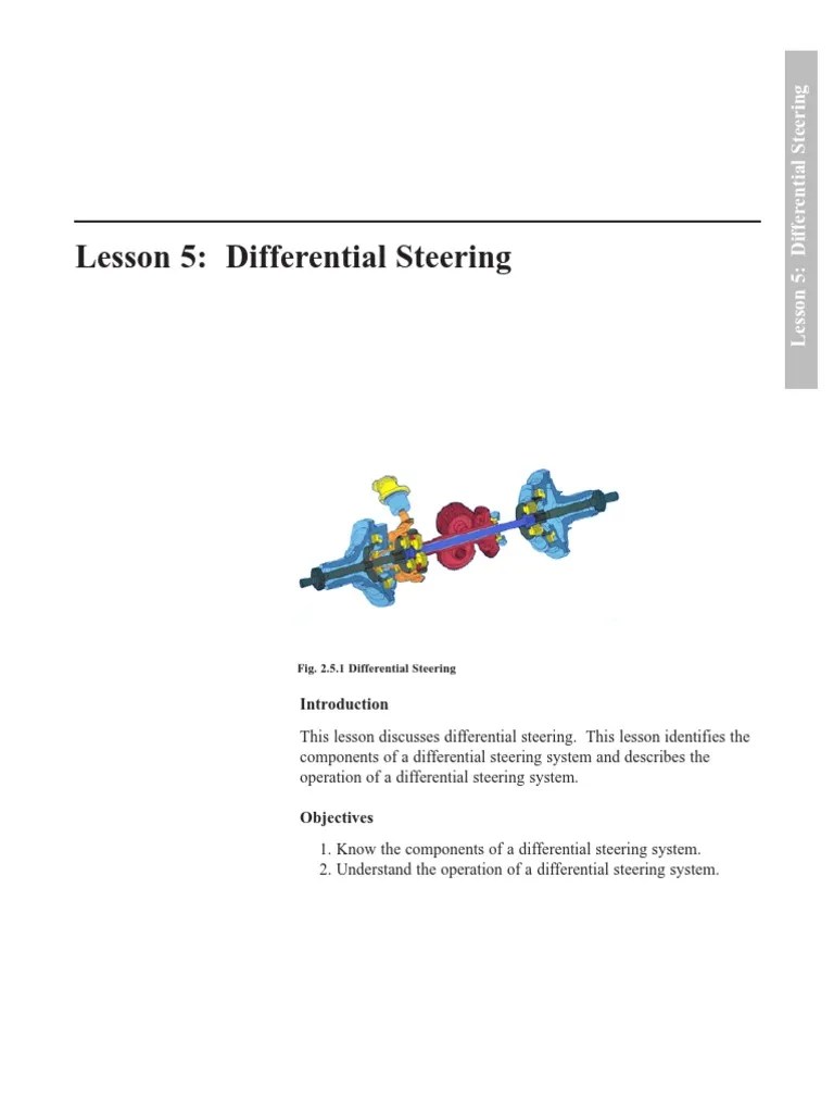 Differential Steering | PDF | Gear | Axle