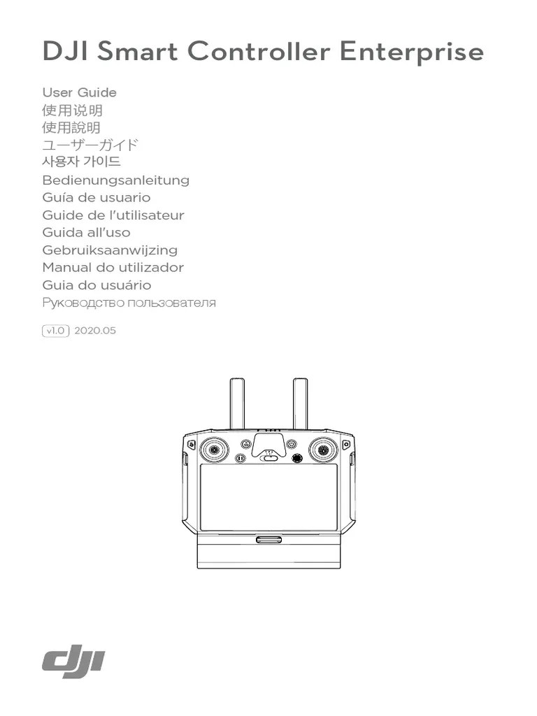 DJI Smart Controller Enterprise User Guide 1 | PDF | Battery Charger