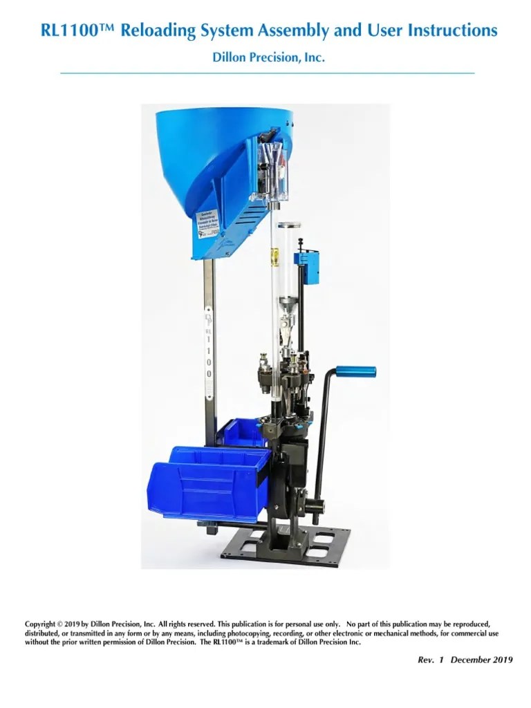 RL1100 PDF Firearms Ballistics