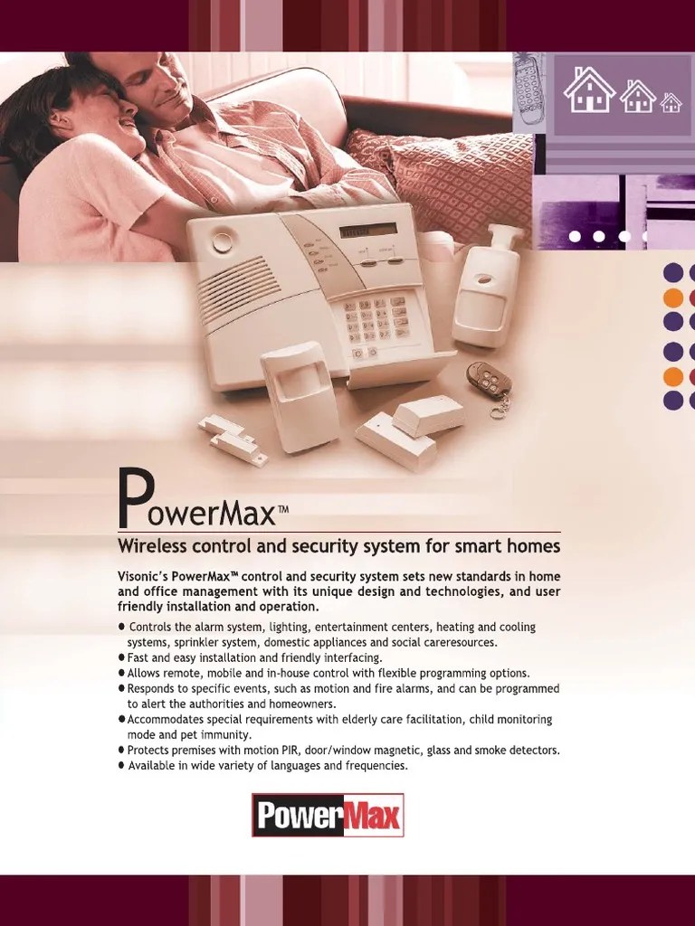 PowerMax English Data Sheet CE5452S9 | PDF