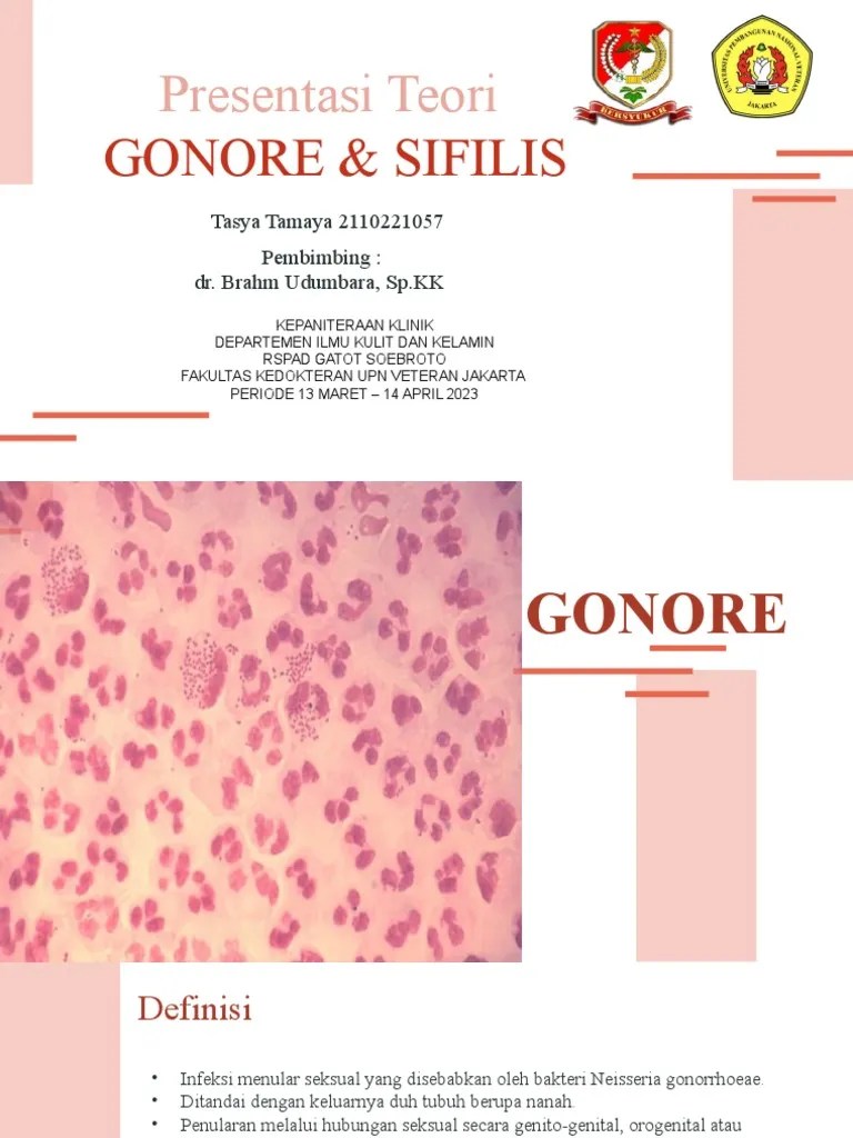 Presentasi Teori Sifilis Dan Gonore PDF