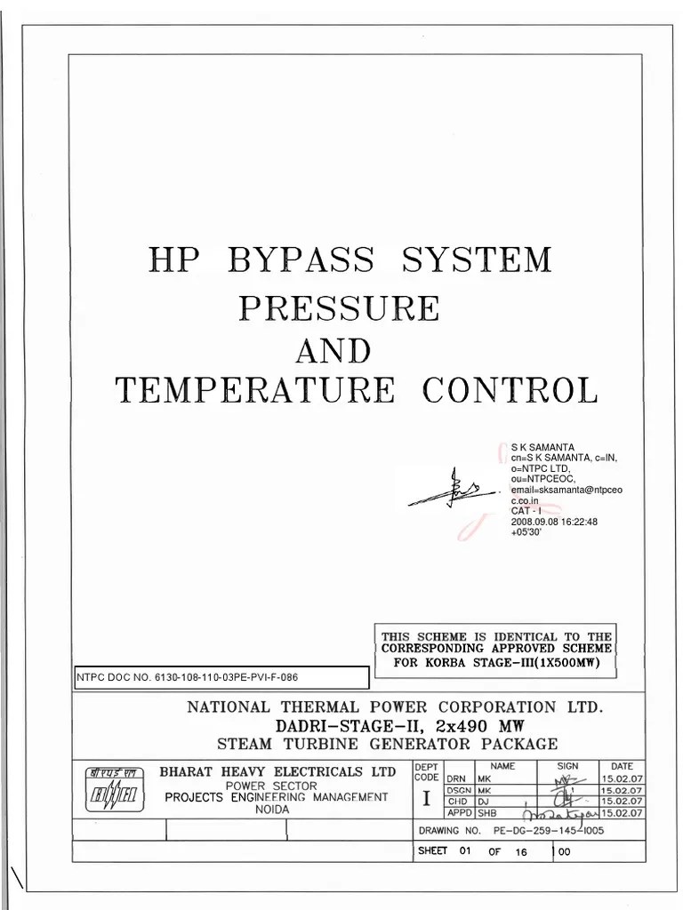 Guidelines For House Load Operation PDF Valve Manufactured Goods