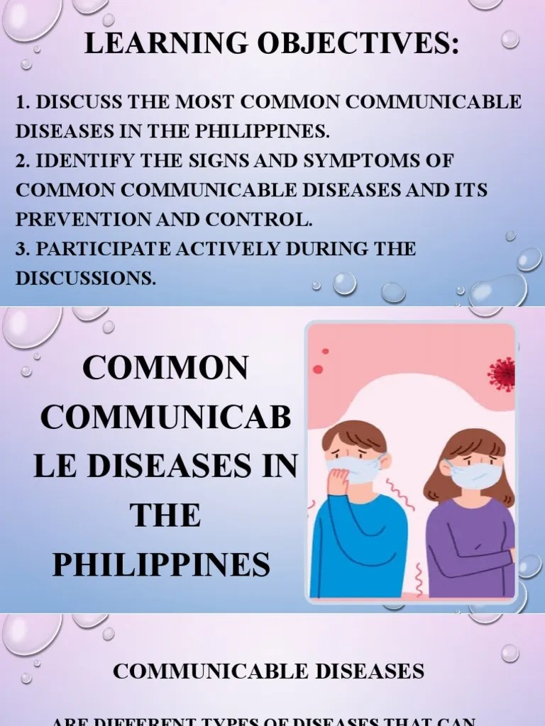 Common Communicable Diseases GR.8 Lesson 3RD Q PDF Infection Diarrhea